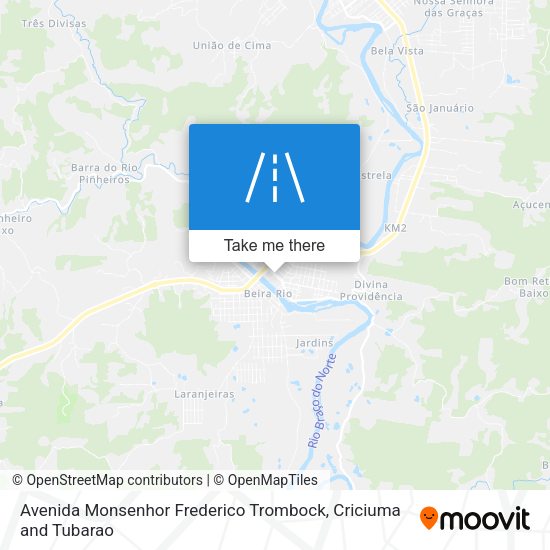 Avenida Monsenhor Frederico Trombock map