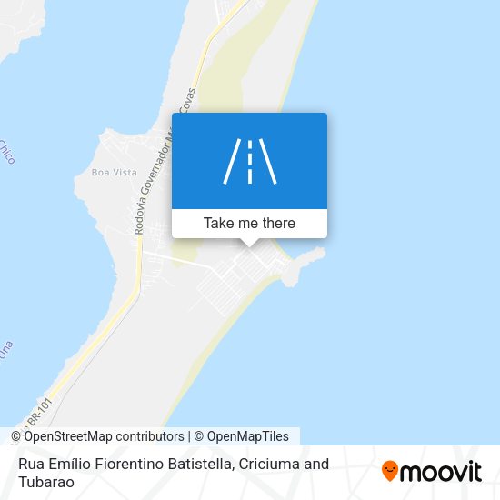 Rua Emílio Fiorentino Batistella map