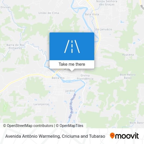 Avenida Antônio Warmeling map