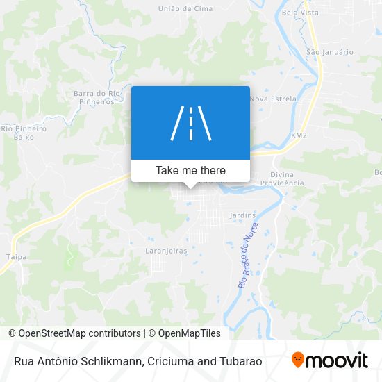 Rua Antônio Schlikmann map