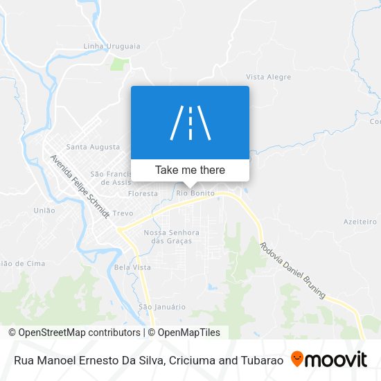 Rua Manoel Ernesto Da Silva map