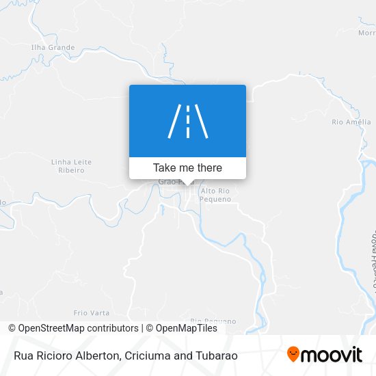 Rua Ricioro Alberton map