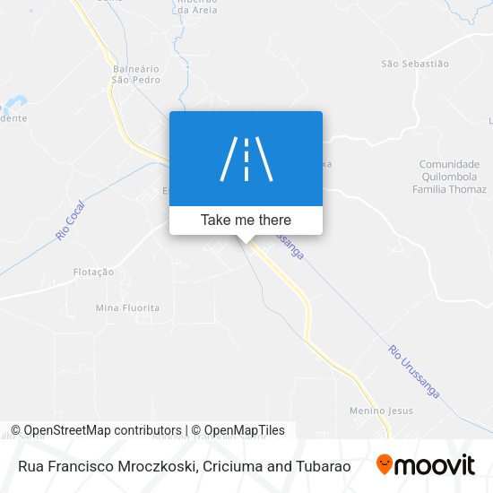Rua Francisco Mroczkoski map