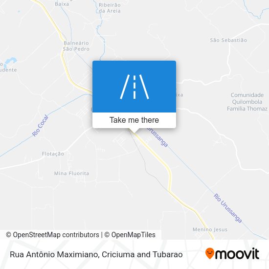 Rua Antônio Maximiano map