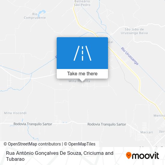 Rua Antônio Gonçalves De Souza map