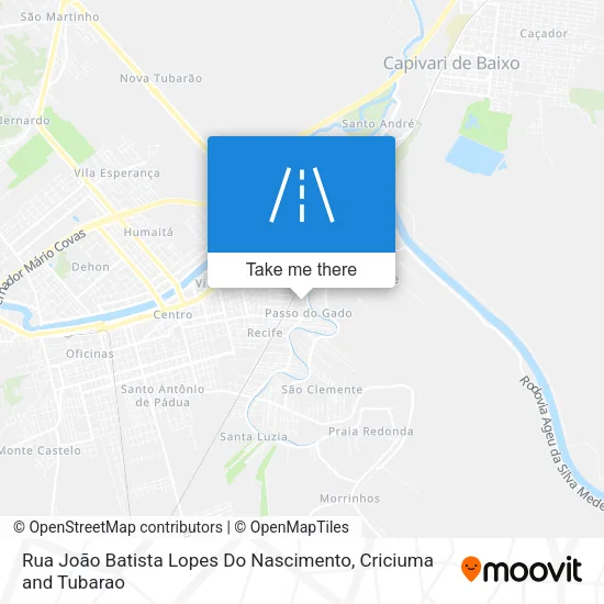 Rua João Batista Lopes Do Nascimento map