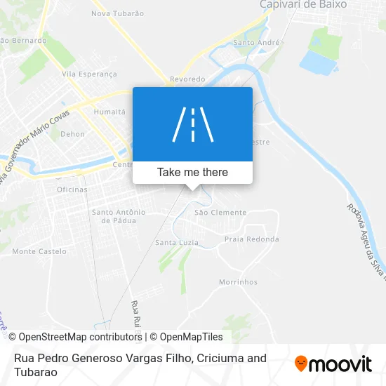 Rua Pedro Generoso Vargas Filho map