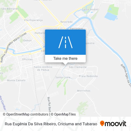 Rua Eugênia Da Silva Ribeiro map