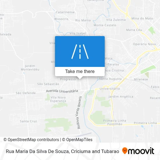 Rua Maria Da Silva De Souza map