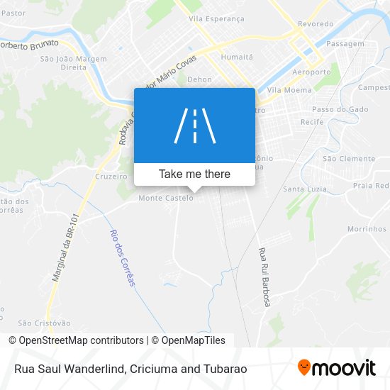 Rua Saul Wanderlind map