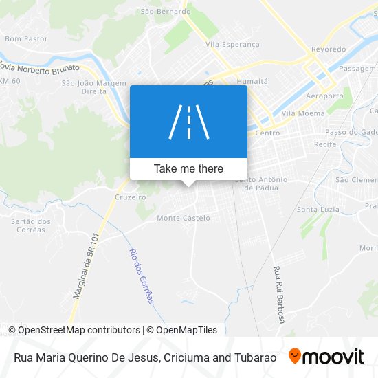 Mapa Rua Maria Querino De Jesus
