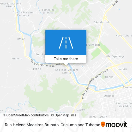 Rua Helena Medeiros Brunato map