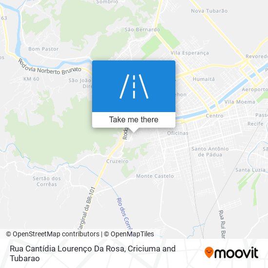 Rua Cantídia Lourenço Da Rosa map