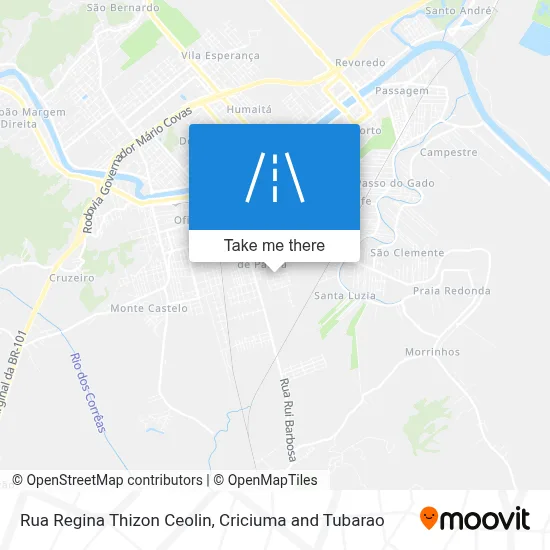 Rua Regina Thizon Ceolin map