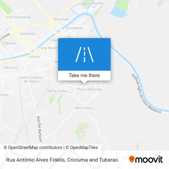 Rua Antônio Alves Fidélis map