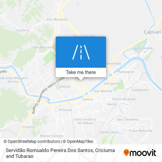 Mapa Servidão Romualdo Pereira Dos Santos
