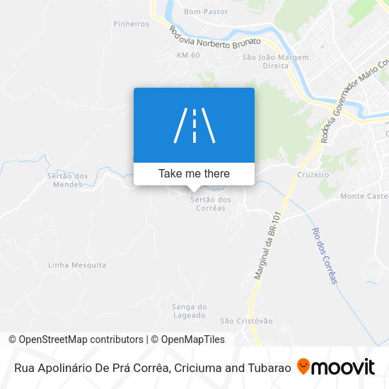 Rua Apolinário De Prá Corrêa map