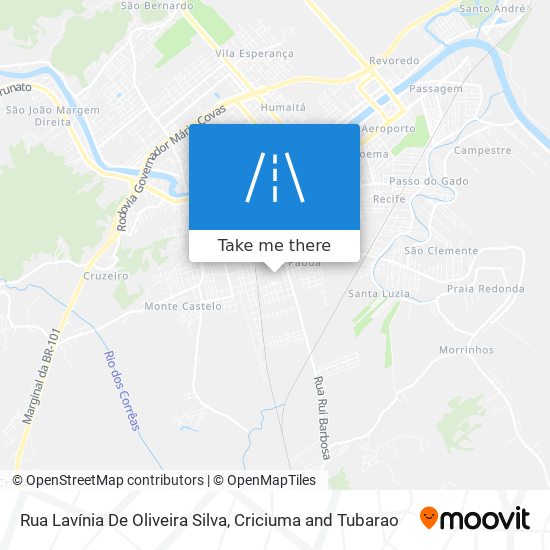 Rua Lavínia De Oliveira Silva map