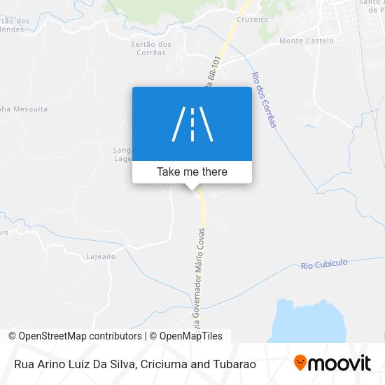 Rua Arino Luiz Da Silva map