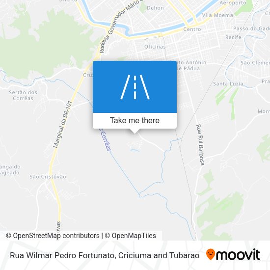 Rua Wilmar Pedro Fortunato map