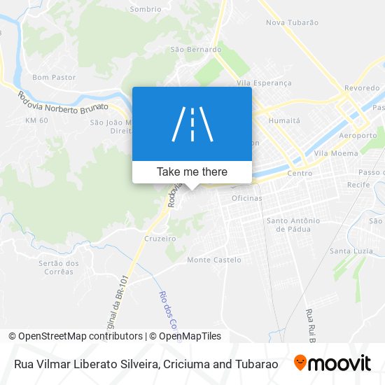 Rua Vilmar Liberato Silveira map