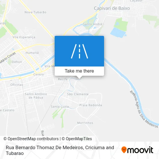 Rua Bernardo Thomaz De Medeiros map