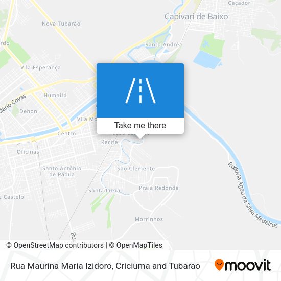 Rua Maurina Maria Izidoro map