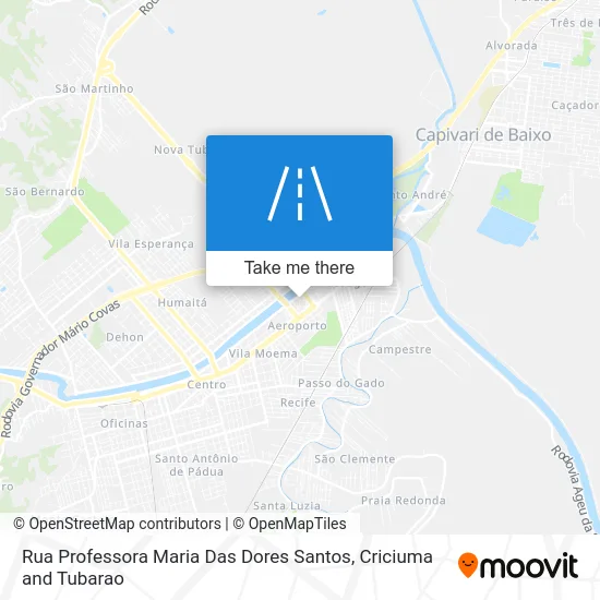 Rua Professora Maria Das Dores Santos map