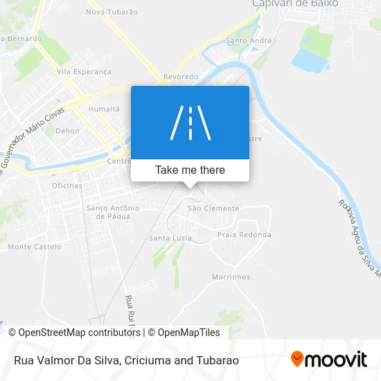 Rua Valmor Da Silva map