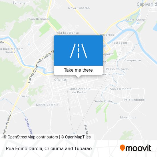 Rua Édino Darela map