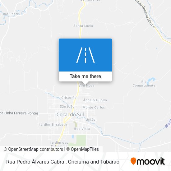 Rua Pedro Álvares Cabral map