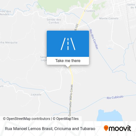 Rua Manoel Lemos Brasil map