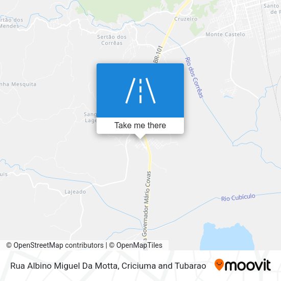 Rua Albino Miguel Da Motta map