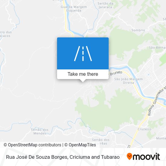 Rua José De Souza Borges map