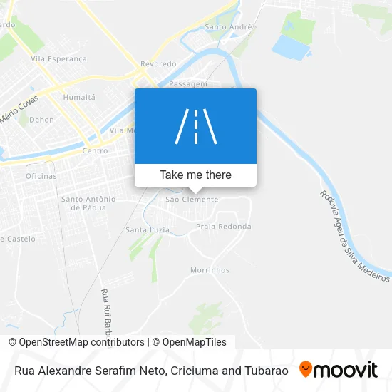 Rua Alexandre Serafim Neto map