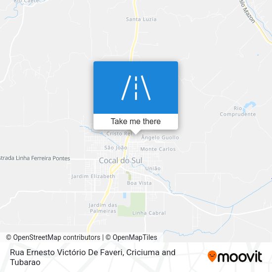 Rua Ernesto Victório De Faveri map