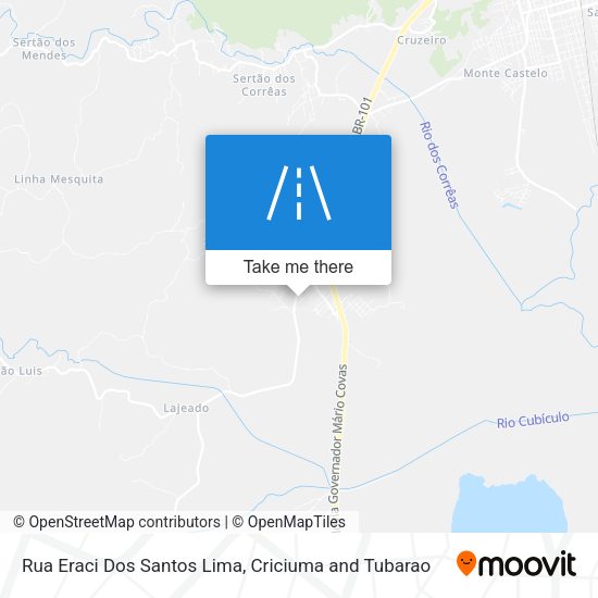 Rua Eraci Dos Santos Lima map