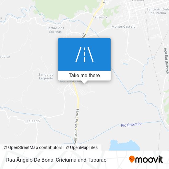 Rua Ângelo De Bona map
