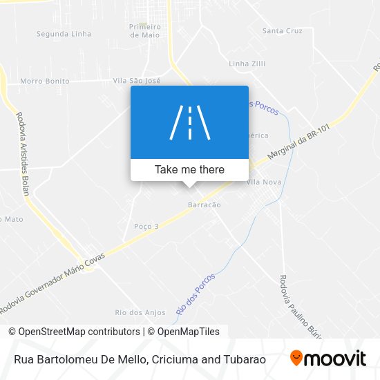 Rua Bartolomeu De Mello map