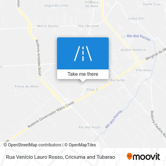 Rua Venício Lauro Rosso map