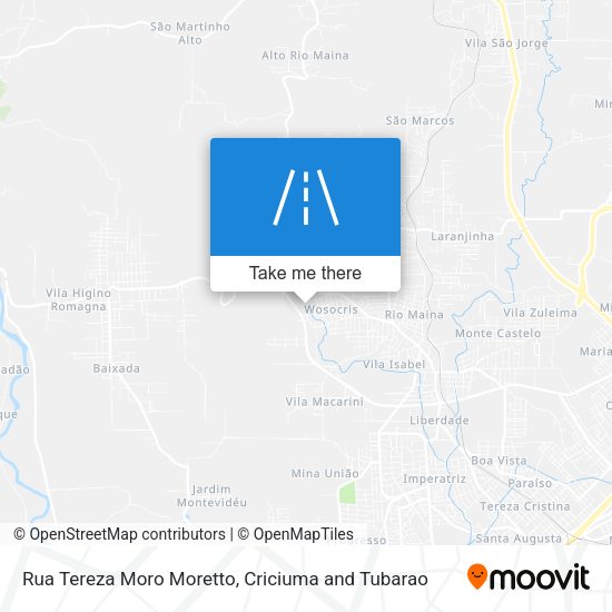 Rua Tereza Moro Moretto map