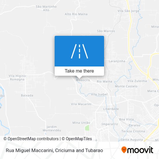 Rua Miguel Maccarini map