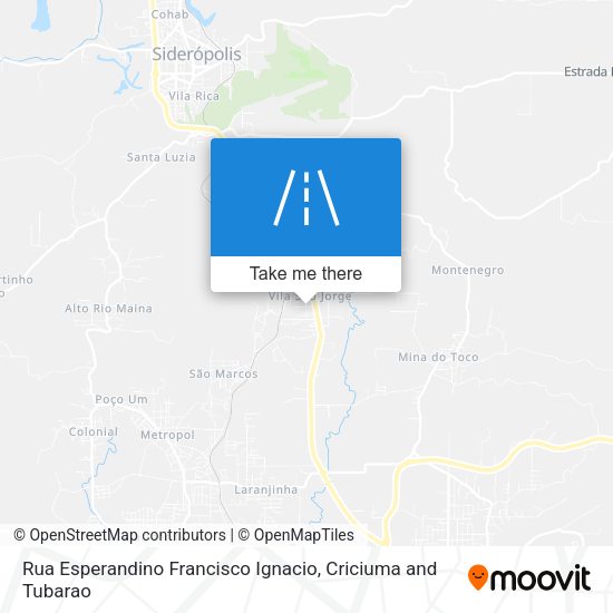 Rua Esperandino Francisco Ignacio map