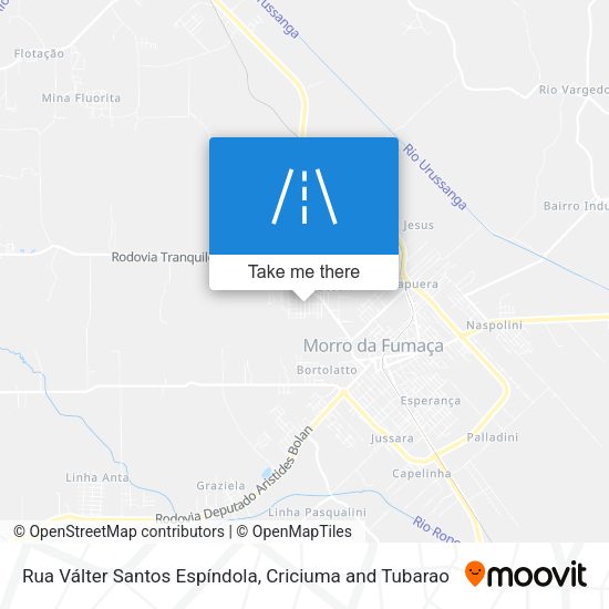 Rua Válter Santos Espíndola map
