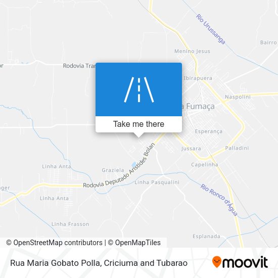 Rua Maria Gobato Polla map