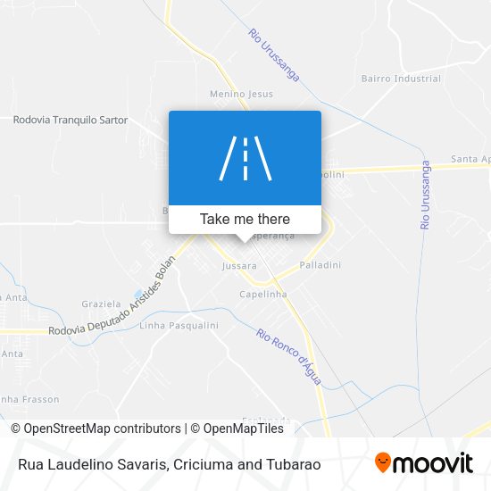 Rua Laudelino Savaris map
