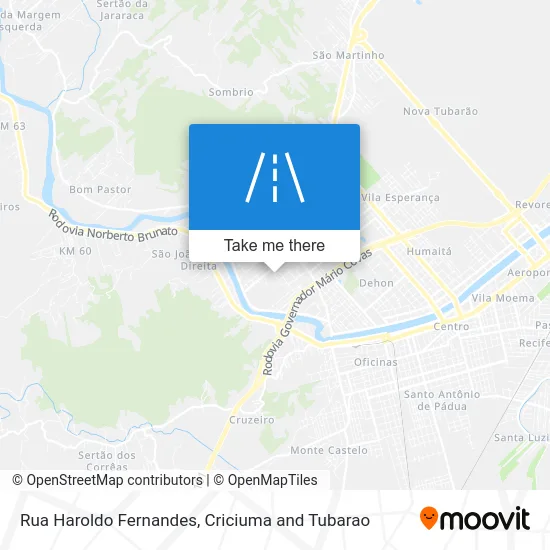 Rua Haroldo Fernandes map