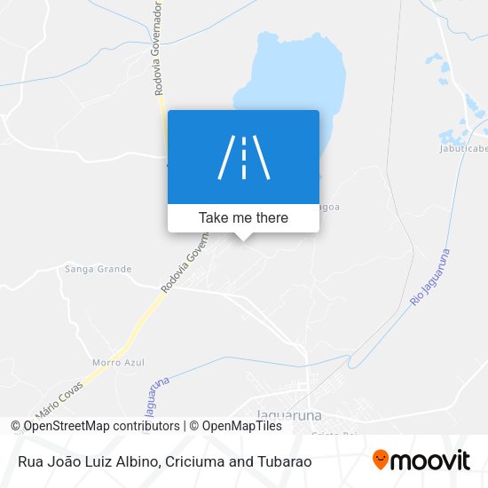 Rua João Luiz Albino map