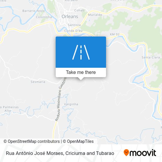Rua Antônio José Moraes map