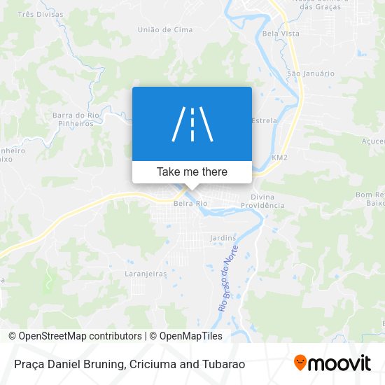 Praça Daniel Bruning map